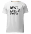 Чоловіча преміум футболка Best uncle ever Білий фото
