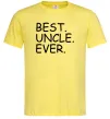 Мужская футболка Best uncle ever Лимонный фото