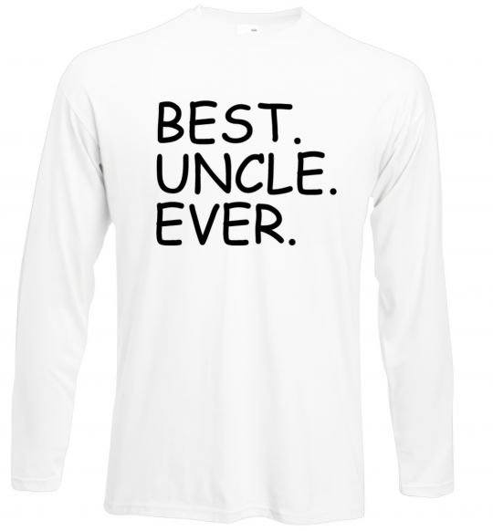 Реглан Best uncle ever Белый фото