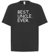 Футболка Оверсайз Best uncle ever Черный фото