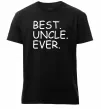Чоловіча преміум футболка Best uncle ever Чорний фото