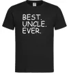 Мужская футболка Best uncle ever Черный фото