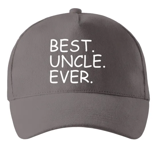 Кепка Best uncle ever Сірий фото