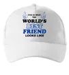 Кепка This is the worlds best friend looks like Білий фото