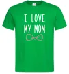 Чоловіча футболка I love my MOM2 Зелений фото