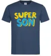Мужская футболка Найкрутіший син Темно-синий фото