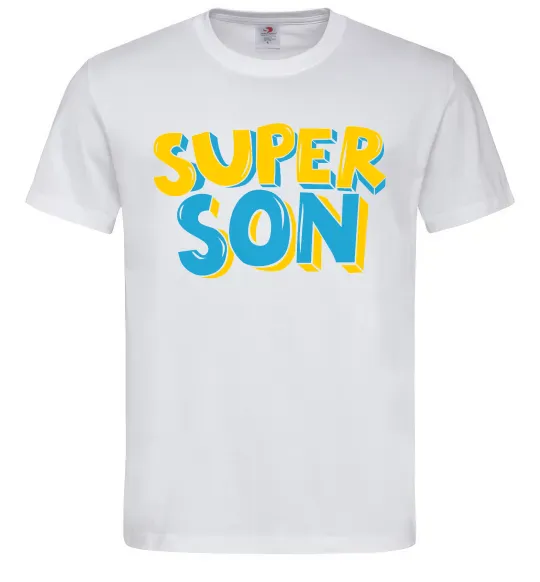 Мужская футболка Найкрутіший син Белый фото