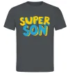 Мужская футболка Найкрутіший син Графит фото