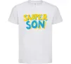 Дитяча футболка Найкрутіший син Білий фото