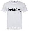 Чоловіча футболка I love MOM Lovely Білий фото