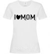 Жіноча футболка I love MOM Lovely Білий фото