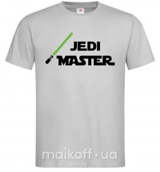 Чоловіча футболка Jedi Master Сірий фото