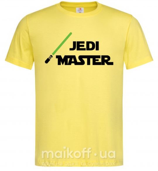 Чоловіча футболка Jedi Master Лимонний фото
