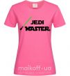 Жіноча футболка Jedi Master Яскраво-рожевий фото