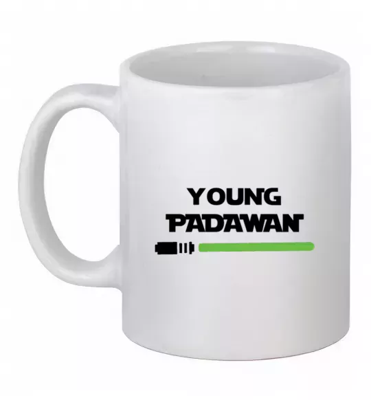 Чашка керамическая Young Padawan Белый фото