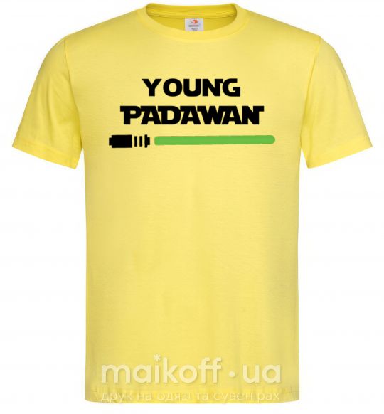 Чоловіча футболка Young Padawan Лимонний фото