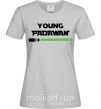 Жіноча футболка Young Padawan Сірий фото