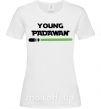Жіноча футболка Young Padawan Білий фото