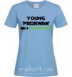Женская футболка Young Padawan Голубой фото