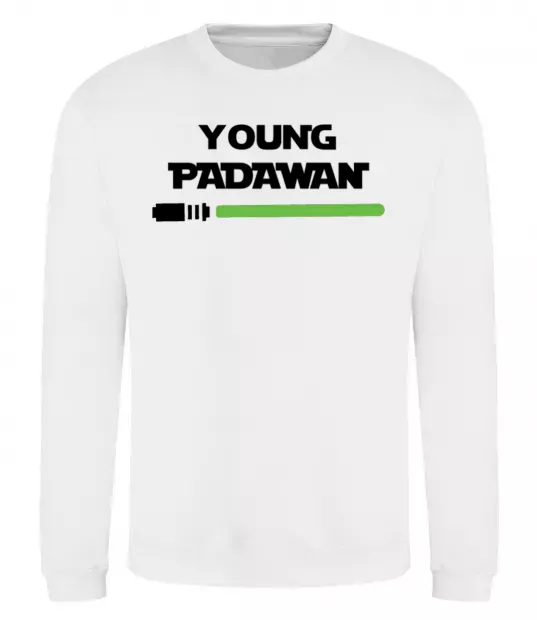 Свитшот Young Padawan Белый фото