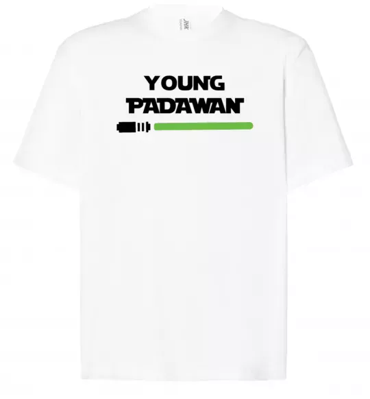 Футболка Оверсайз Young Padawan Белый фото