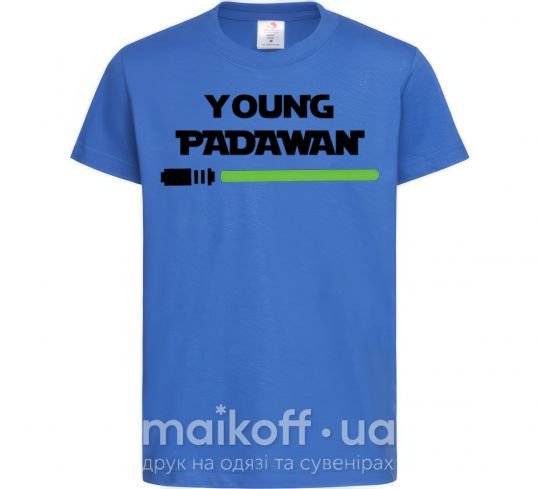 Дитяча футболка Young Padawan Яскраво-синій фото