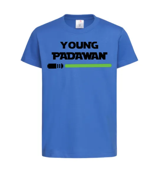 Дитяча футболка Young Padawan Яскраво-синій фото