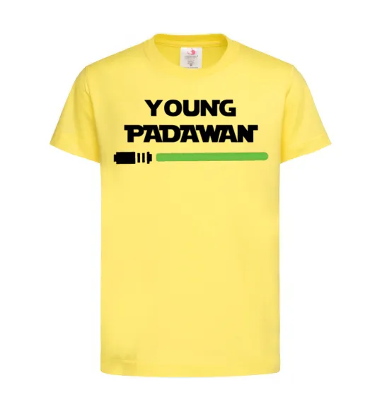Дитяча футболка Young Padawan Лимонний фото