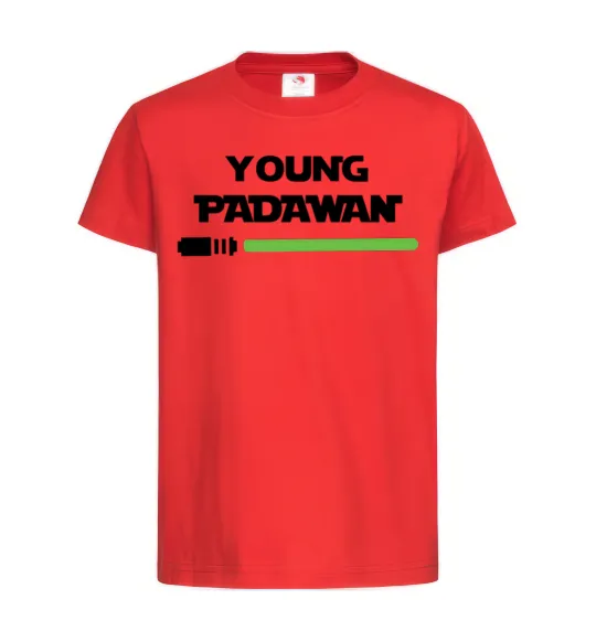Дитяча футболка Young Padawan Червоний фото