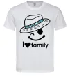 Мужская футболка I Love my family_DAD Белый Мужская футболка I Love my family_DAD Белый фото