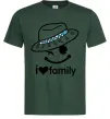 Мужская футболка I Love my family_DAD Темно-зеленый Мужская футболка I Love my family_DAD Темно-зеленый фото