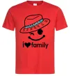Мужская футболка I Love my family_DAD Красный Мужская футболка I Love my family_DAD Красный фото