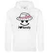 Женская толстовка (худи) I Love my family_MOM Белый Женская толстовка (худи) I Love my family_MOM Белый фото