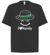 Футболка Оверсайз I Love my family_Kid Черный Футболка Оверсайз I Love my family_Kid Черный фото