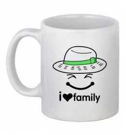 Чашка керамічна I Love my family_Kid
