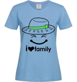 Жіноча футболка I Love my family_Kid Жіноча футболка I Love my family_Kid