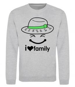 Свитшот I Love my family_Kid