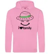 Чоловіча толстовка (худі) I Love my family_Kid Рожевий Чоловіча толстовка (худі) I Love my family_Kid Рожевий фото