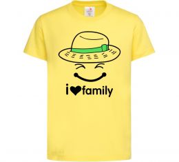 Дитяча футболка I Love my family_Kid