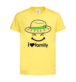 Дитяча футболка I Love my family_Kid