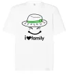 Футболка Оверсайз I Love my family_Kid Белый Футболка Оверсайз I Love my family_Kid Белый фото