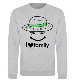 Свитшот I Love my family_Kid