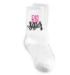 Шкарпетки Big sister фіолетовий напис Білий Шкарпетки Big sister фіолетовий напис Білий фото