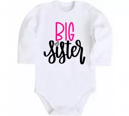 Дитячий бодік Best sister ever flowers Білий фото