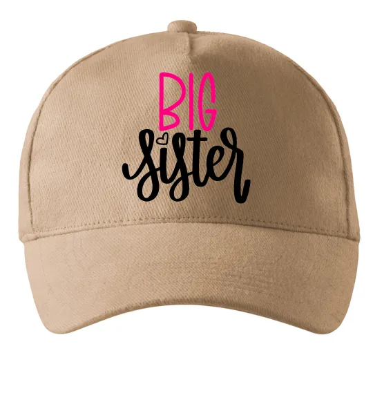 Кепка Big sister фіолетовий напис Песочный фото