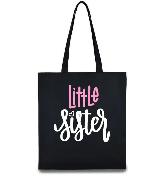 Эко-сумка Little sister Черный фото