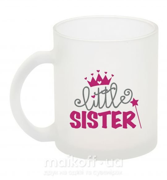 Чашка скляна Little sister Фроузен фото