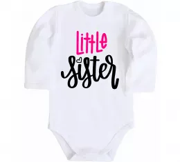 Дитячий бодік Best sister ever flowers Білий фото