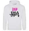 Женская толстовка (худи) Little sister Серый меланж фото