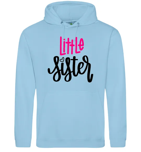 Жіноча толстовка (худі) Little sister Блакитний фото
